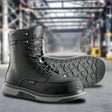 Terra Ironstone Men's 8" Black Waterproof Composite Toe Work Boot 839FBK