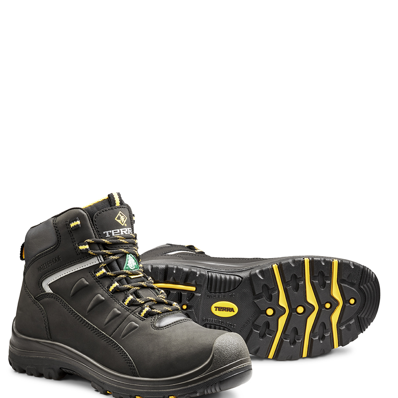 Men's Terra Black Findlay 6" Waterproof Work Boot R5205B