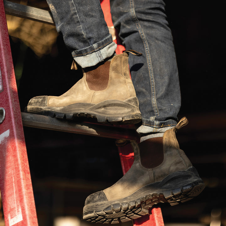 Blundstone XFR 962 Unisex CSA Waxy Rustic Brown Chelsea Work Boot