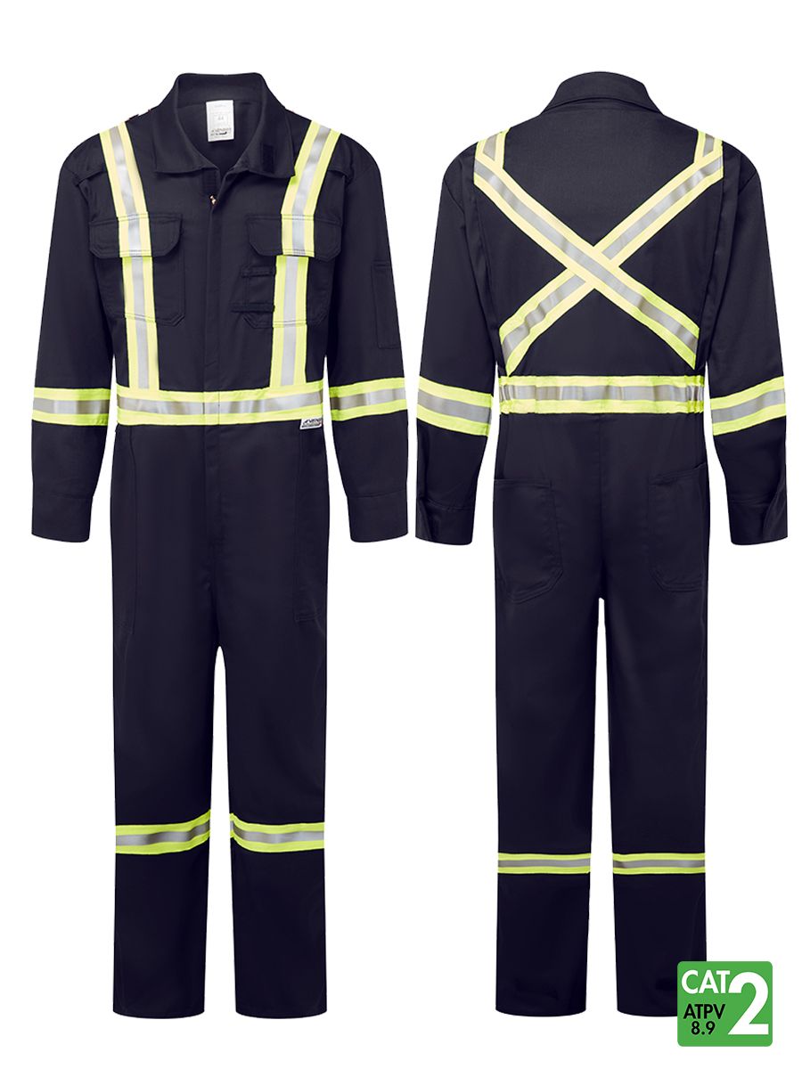 IFR Avenger Navy 7 oz Men's FR Coveralls ASN3108