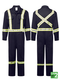 Thumbnail for IFR Avenger Navy 7 oz Men's FR Coveralls ASN3108