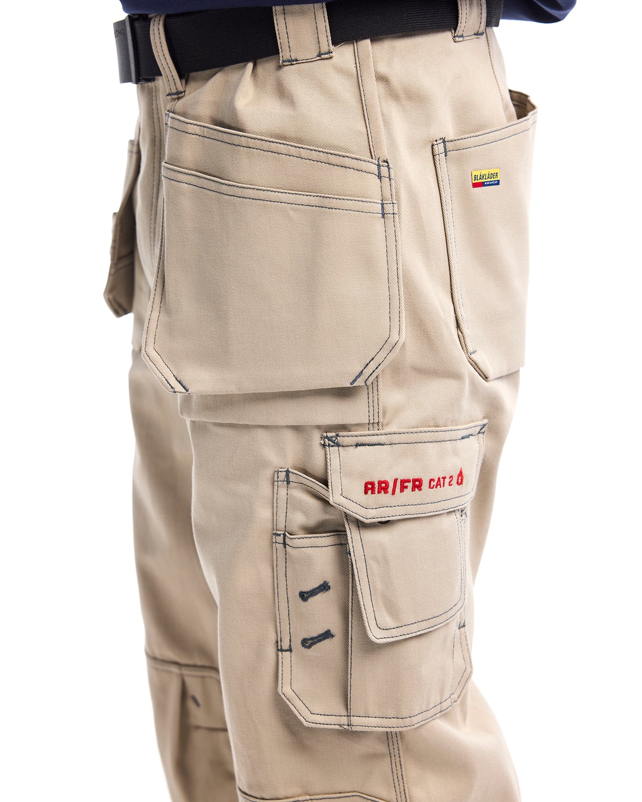 Blaklader Khaki FR Pants With Utility Pockets 163615502700