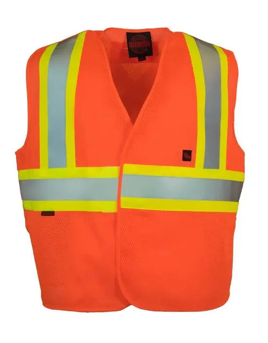 Forcefield 5-Point Tear-away Hi Vis Safety Vest 022-TVFR5OR