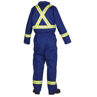 Thumbnail for Forcefield FR Treated 100% Cotton Royal Coverall with Reflective Tape 024-FRCBU-