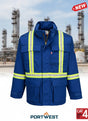 Men's Bizflame Royal 88/12 Insulated FR Winter Parka Style FR612RB