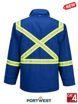 Men's Bizflame Royal 88/12 Insulated FR Winter Parka Style FR612RB