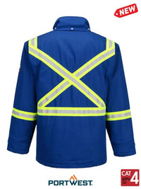 Thumbnail for Men's Bizflame Royal 88/12 Insulated FR Winter Parka Style FR612RB