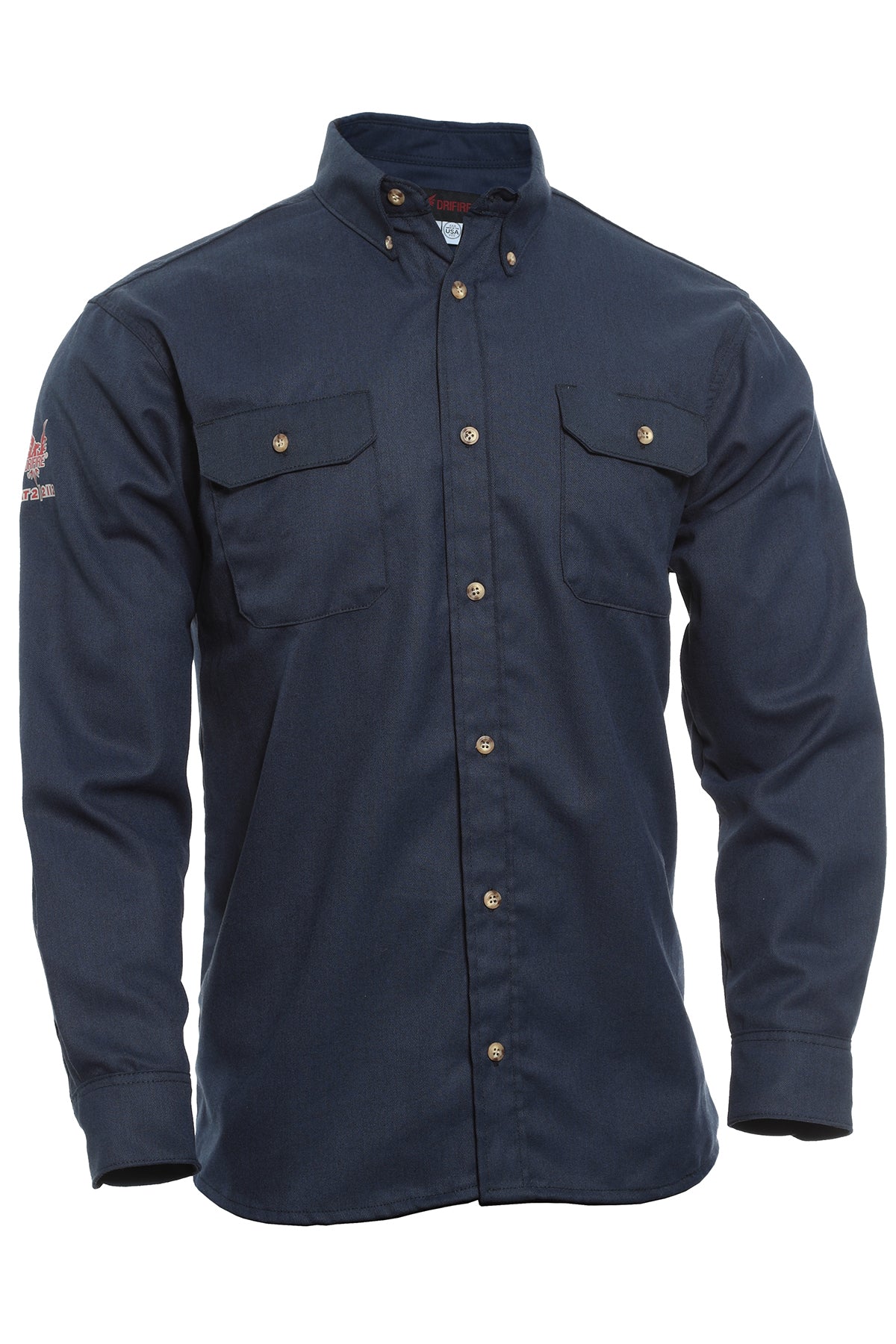 DRIFIRE Tecgen Select Navy Blue 5.5 oz Work Shirt TCG011602
