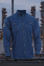 DRIFIRE Tecgen Select Royal Blue 5.5oz Work Shirt TCG011302