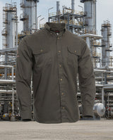 DRIFIRE Tecgen FR 5.5oz 8 CAL Grey Work Shirt TCG011502
