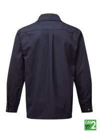 Thumbnail for IFR Men's Navy FR UltraSoft® 7 oz Deluxe Work Shirt UPN650