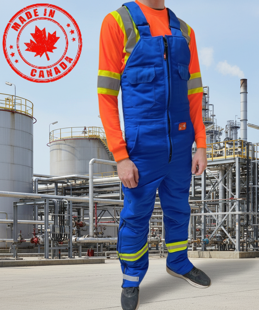 Premium Royal Blue Insulated AR/FR Bib Overalls