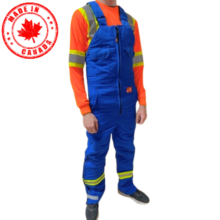 Premium Royal Blue Insulated AR/FR Bib Overalls