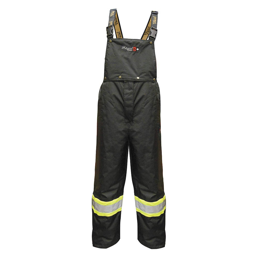 Viking Professional Black -30 Insulated Journeyman Rip-stop FR Bib Pants 3907FRWP