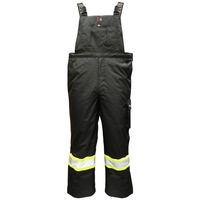 Thumbnail for Viking Professional Black Freezer Insulated Journeyman Rip-Stop FR Overalls 3957FRP