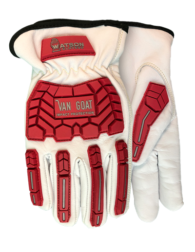 547TPR Van Goat Cut 5 Goat Skin Driver Glove with Impact Resistance
