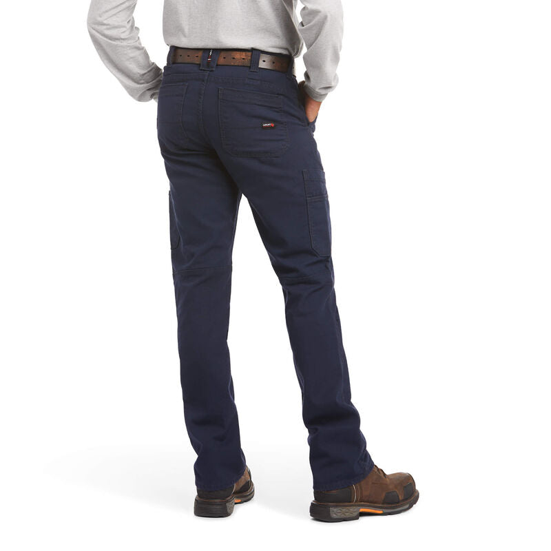 Ariat FR M5 Straight-Leg Stretch Dura-Light Navy Canvas Pant