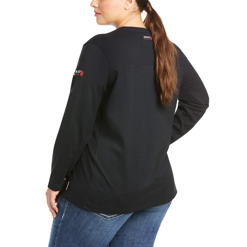 ARIAT Women's FR AC  T-Shirt - Black