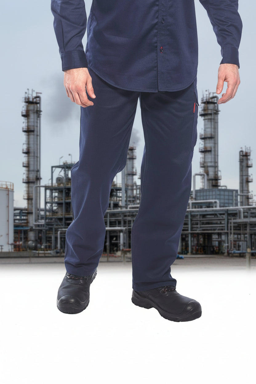 Portwest FR Navy Bizweld Cargo Pants BZ31NV
