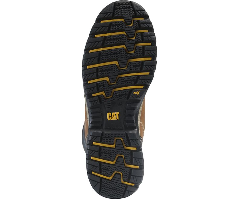 CAT® Men's 6" Brown Foxfield CSA Steel Toe, Work Boot P723356