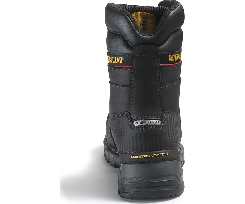 CAT® Men's Black 8" Excavator XL CSA Composite Toe Work Boot P722756