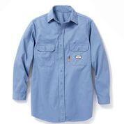 Thumbnail for Work Blue Long Sleeve FR Uniform Shirt