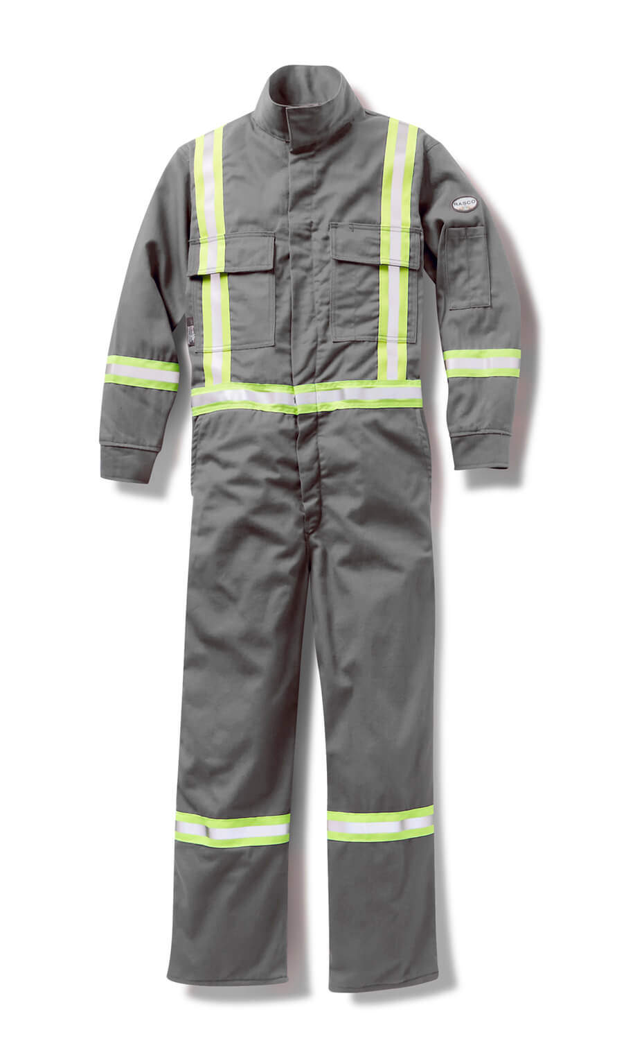 Gray Premium FR Coverall w/ 2" CSA Reflective Tape