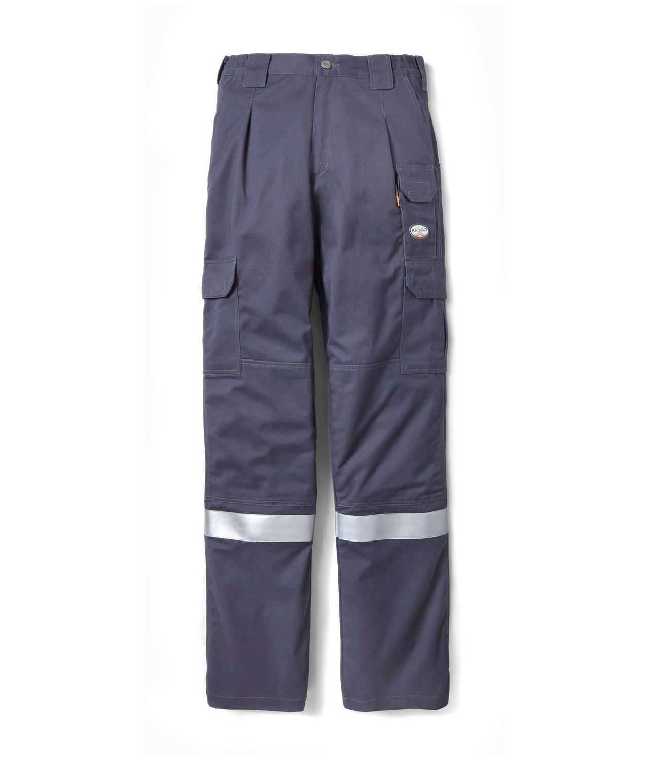 Rasco FR Charcoal 7 Pocket Field Pants With 2'' CSA Silver Reflective Tape FR4403CH
