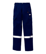 Navy Blue FR 7 Pocket Field Pants With 2'' CSA Silver Reflective Tape