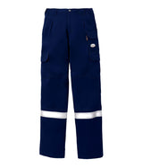 Navy Blue FR 7 Pocket Field Pants With 2'' CSA Silver Reflective Tape
