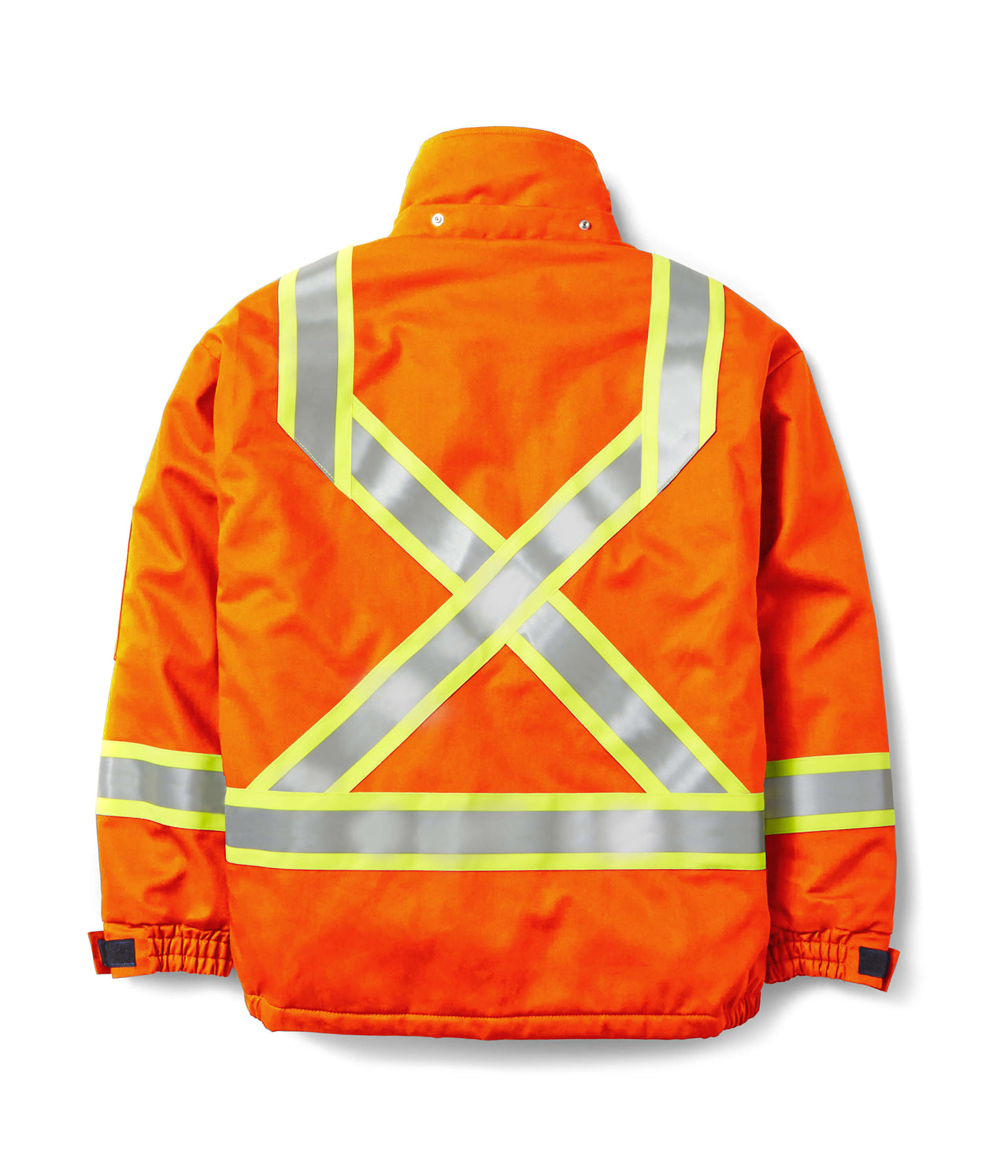 RASCO HiVis Bomber Jacket Orange with 4" Reflective Striping FR6906OH