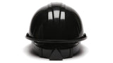 Pyramex Black SL Standard Hard Hat 4 point HP14111