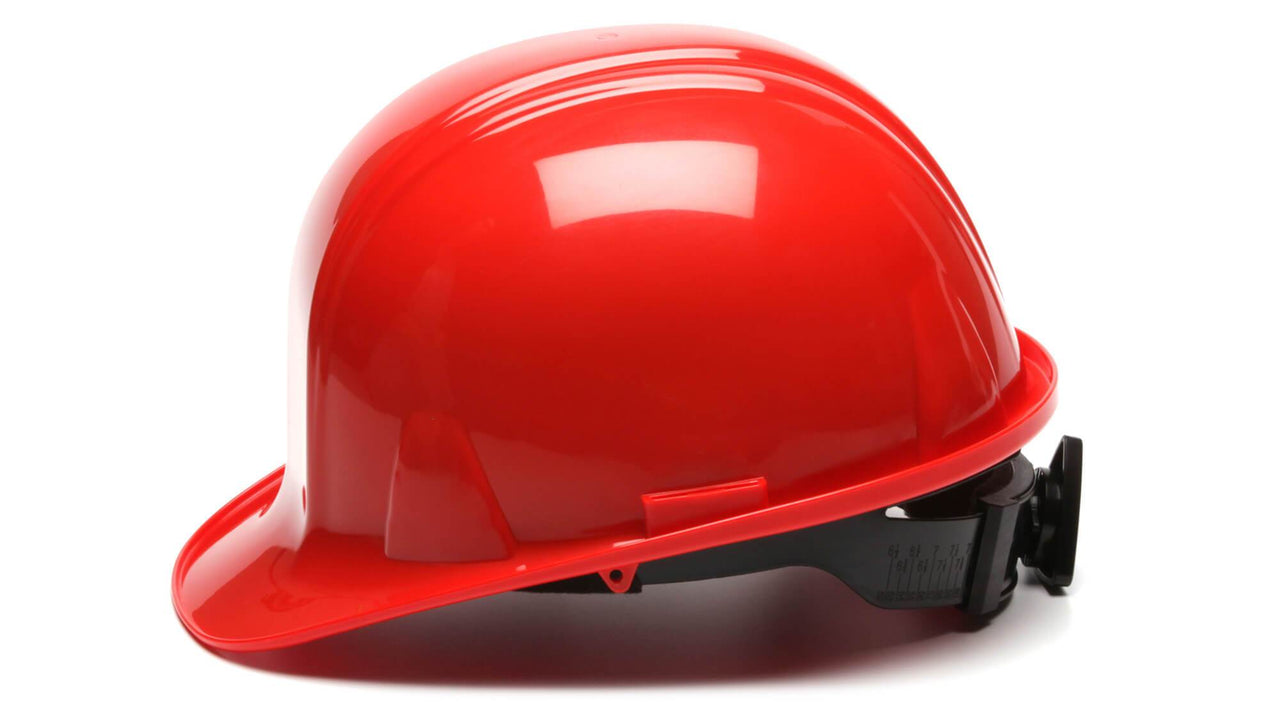 Pyramex Red SL Standard Hard Hat 4 Point HP14120