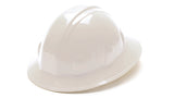 Pyramex White SL Full Brim 4 Pt Ratchet Suspension HP24110