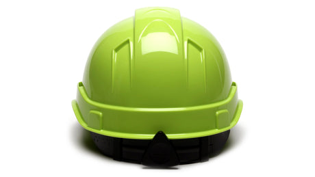 Pyramex Hi Vis Lime Ridgeline Standard 4 Pt Ratchet Suspension HP44131C