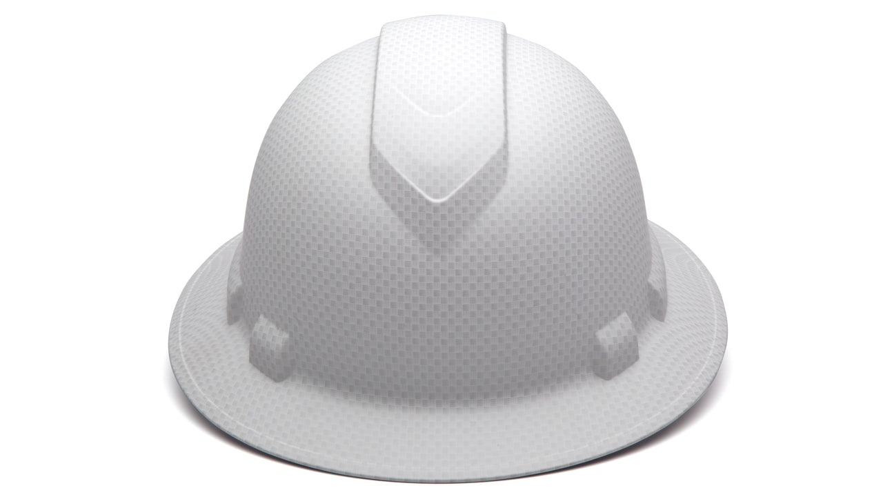 Matte White Graphite Ridgeline Full Brim Hard Hat