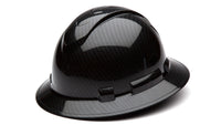 Thumbnail for Shiny Black Graphite Ridgeline Full Brim Hard Hat
