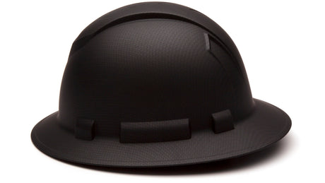 Pyramex Black Graphite Ridgeline Full Brim Hard Hat HP54117