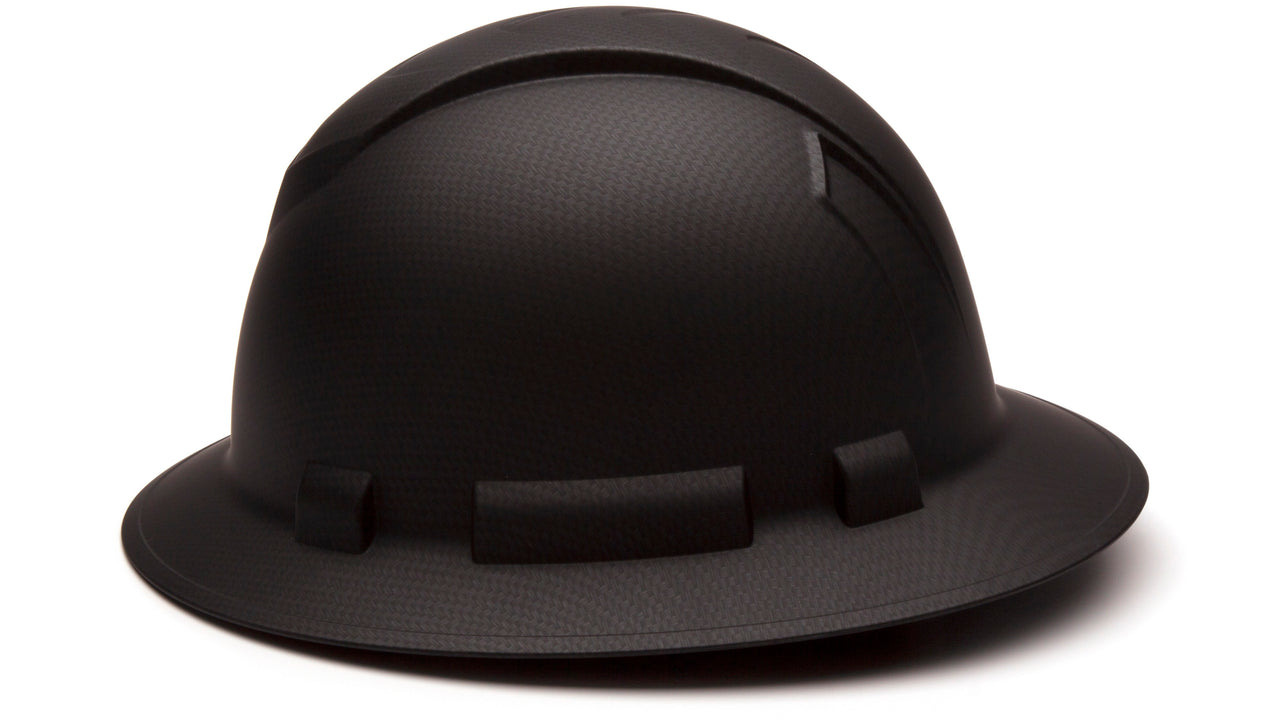 Black Graphite Ridgeline Full Brim Hard Hat