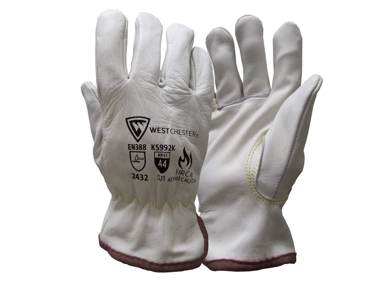 West Chest Leather Cut Resistant Driver Glove