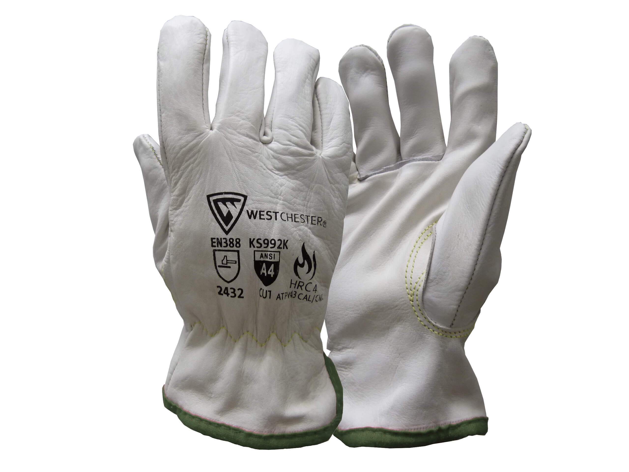 Leather Cut Resistant Driver Glove With Arc Flash Rating Leather Cut Resistant Driver Glove With Arc Flash Rating
