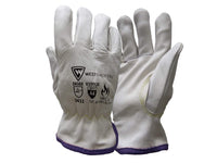 Thumbnail for Leather Cut Resistant Driver Glove With Arc Flash Rating