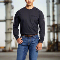 Thumbnail for Ariat FR Air Black Crew Neck T-Shirt 10025386