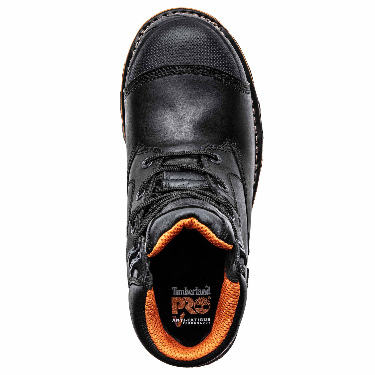 Timberland Pro 6" Boondock Black Full-Grain Leather CSA Workboot TB1A11UT001