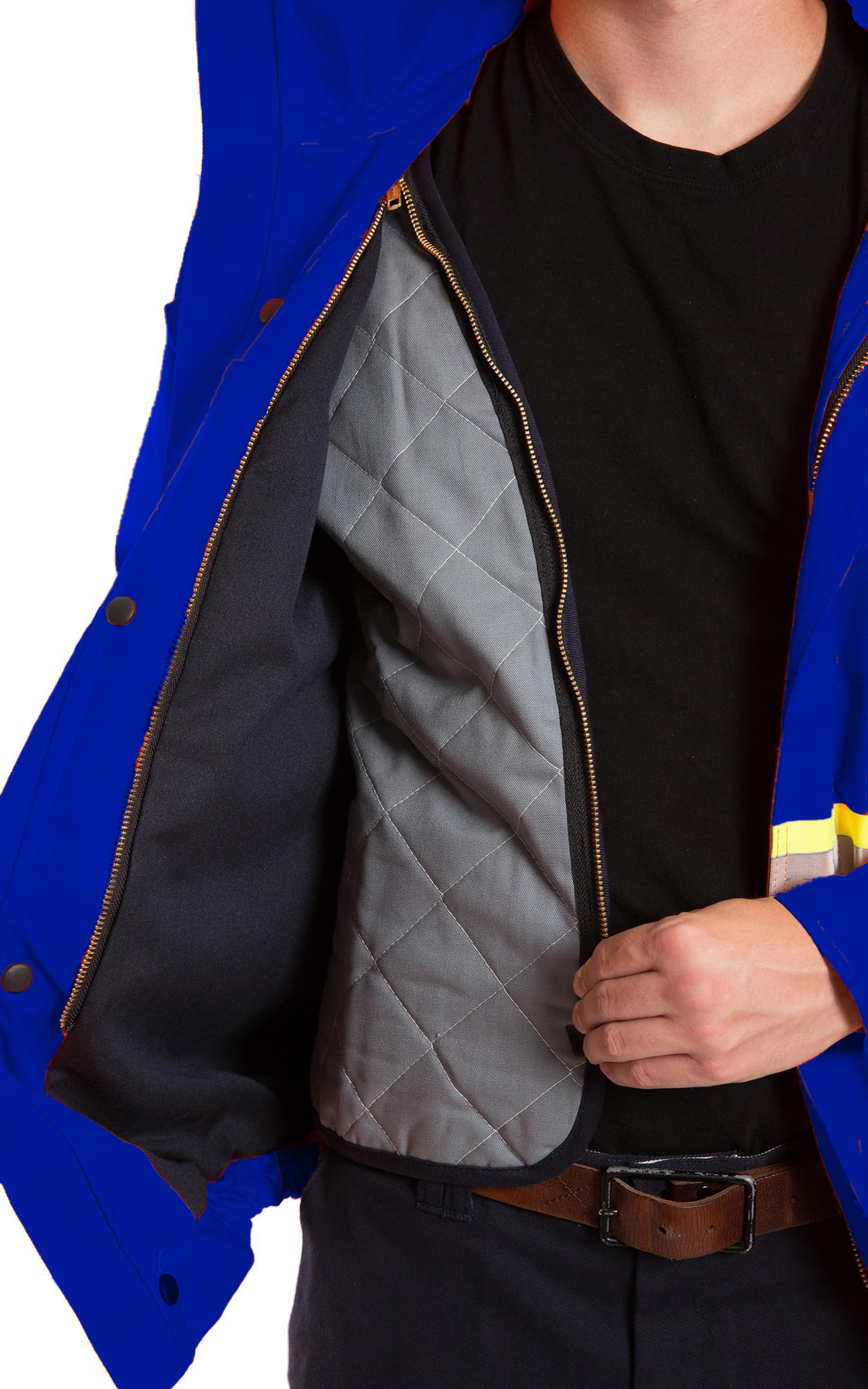 in Premium Royal Blue AR/FR Insulated Bomber Jacket w/CSA